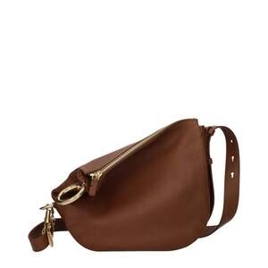 NEW BURBERRY women's leather crossbody bag in brown
